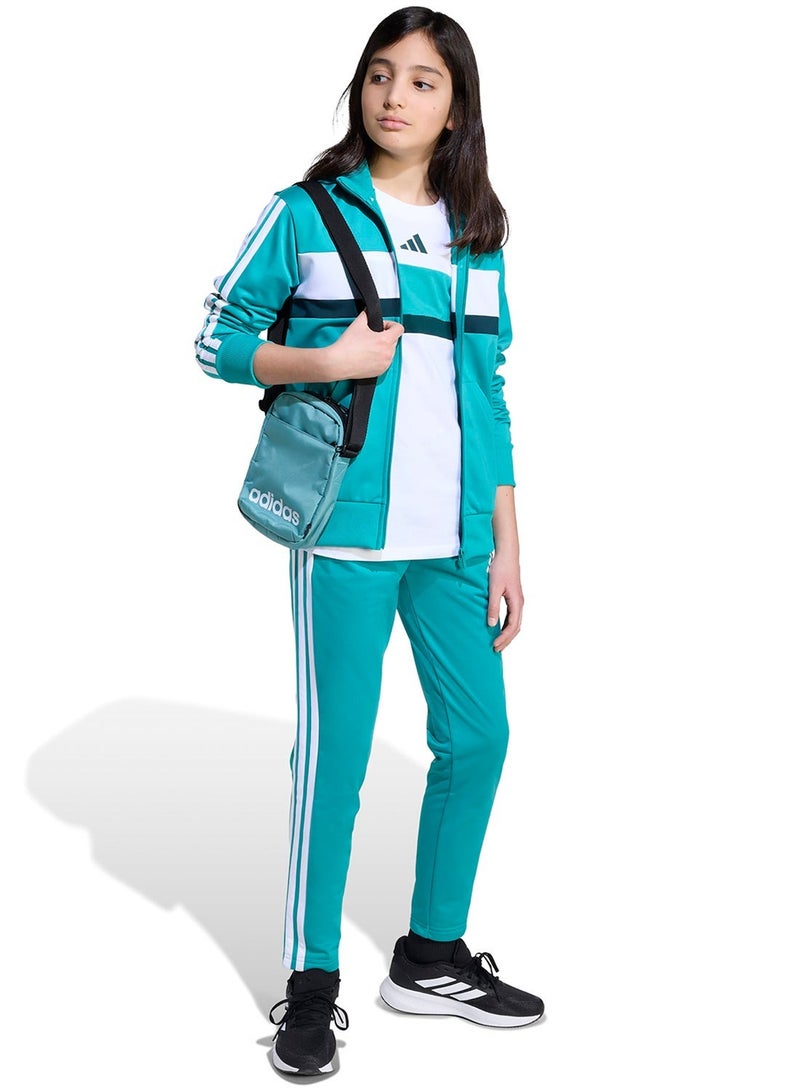 Adidas Youth Seasonal Essential Tiberio 3 Stripe T-Shirt - Image 4